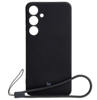 Etui Bizon Case Silicone Sq do Galaxy S24 Plus, czarne