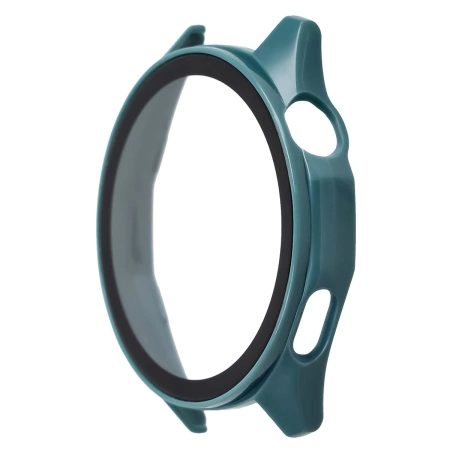 Etui ze szkłem do zegarka Bizon Case Watch Adamo do Huawei Watch GT6 46 mm, zielone