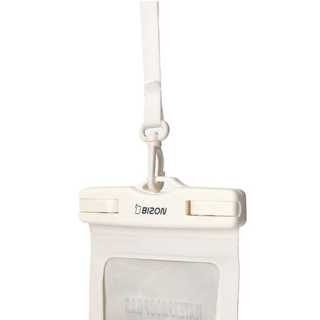 Etui wodoszczelne Bizon Case Hydrowrap, 2 sztuki, ecru