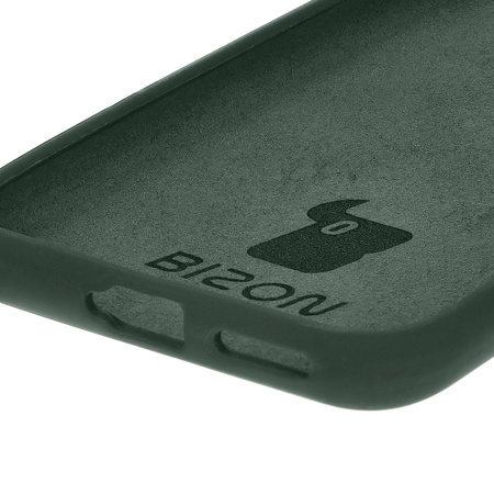 Silikonowe etui Bizon Soft Case do Huawei Pura 70 Pro / Pro+, ciemnozielone
