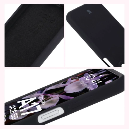 Silikonowe etui Bizon Soft Case do Galaxy A17 5G / A26 5G, czarne