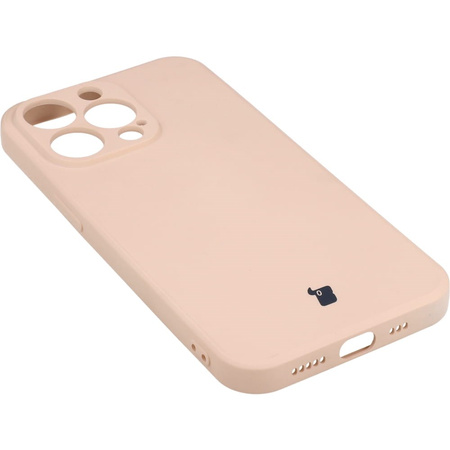 Etui Bizon Case Silicone do iPhone 13 Pro, jasnoróżowe