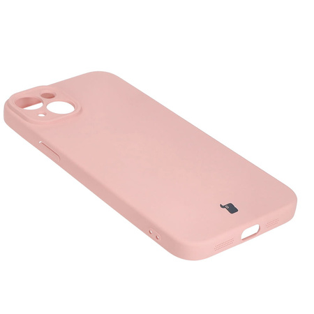 Etui Bizon Case Silicone do Apple iPhone 15 Plus, jasnoróżowe