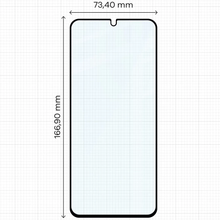 Szkło hartowane Bizon Glass Edge 2 do Motorola Moto G06 4G / G06 Power 4G, czarna ramka