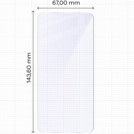 Elastyczne szkło hybrydowe Bizon Glass Mule do Galaxy S24 5G