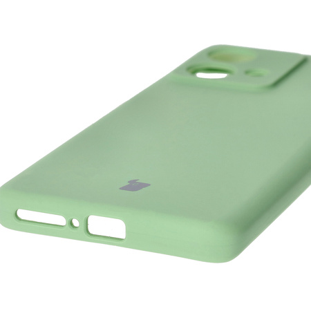 Silikonowe etui Bizon Soft Case do Motorola Edge 40 Neo, jasnozielony