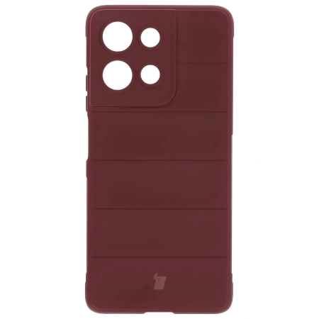Pancerne etui Bizon Case Tur do Motorola Moto G75 5G, burgundowe