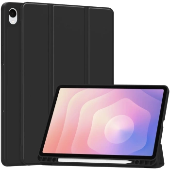 Etui z klapką Bizon Case Tab Lizard do Galaxy Tab S11, czarne