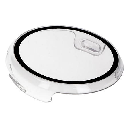 Etui ze szkłem do zegarka Bizon Case+Glass Watch do Google Pixel Watch 3 45mm, przeźroczyste