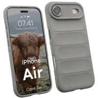 Pancerne etui Bizon Case Tur do iPhone Air, jasnoszare