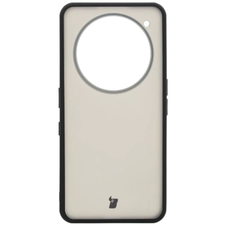 Etui Bizon Case Angelo do Nothing Phone (3a) Pro, półprzezroczyste z czarną ramką