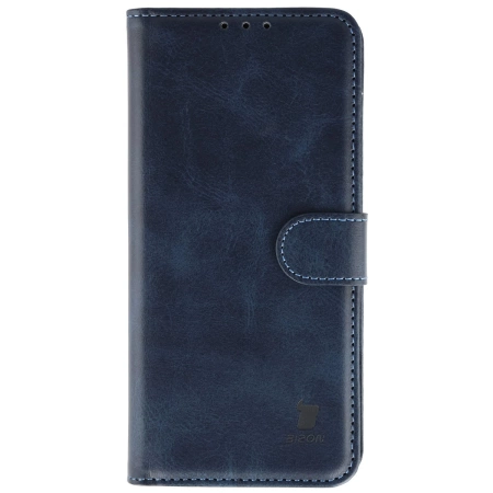 Etui z klapką Bizon Case Pocket do Motorola Edge 50 Neo, granatowe