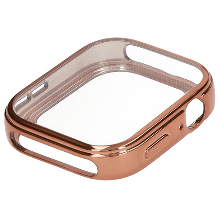 Etui Bizon Case Watch Felipe do Huawei Watch Fit 3, różowozłote