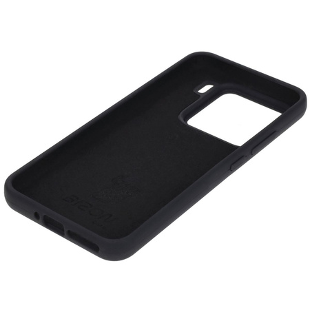 Silikonowe etui Bizon Soft Case do Xiaomi 15, czarne