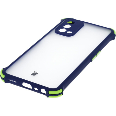 Etui Bizon Case AntiShock Hybrid do Oppo A93 5G / OnePlus Nord N200 5G, granatowe