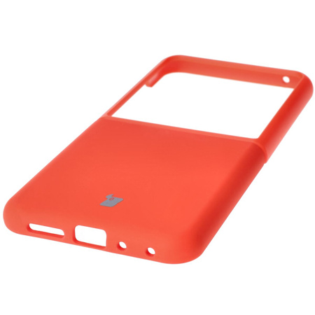 Silikonowe etui Bizon Soft Case do Motorola Razr 50 Ultra, czerwone
