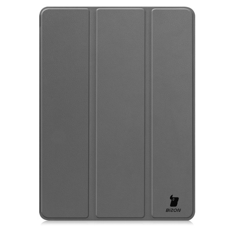 Etui z klapką Bizon Case Tab Croc do OnePlus Pad 2 / Pad Pro, szare