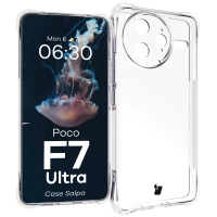 Elastyczne etui Bizon Case Salpa do Xiaomi Poco F7 Ultra, przezroczyste