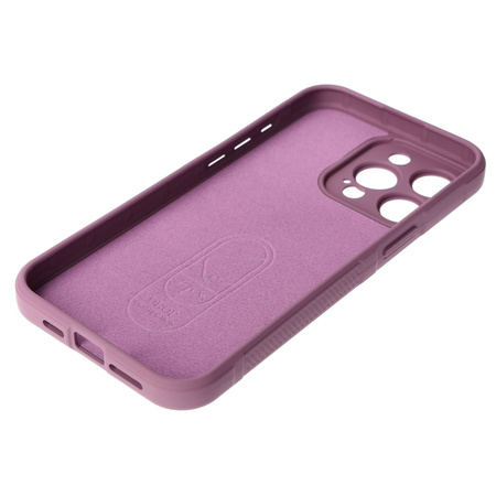 Pancerne etui Bizon Case Tur do iPhone 15 Pro Max, jasnofioletowe