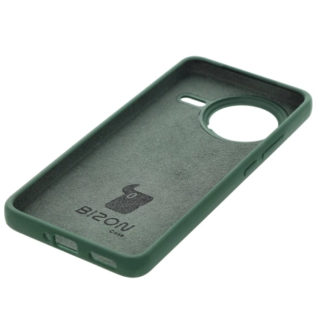 Silikonowe etui Bizon Soft Case do Xiaomi POCO F7 Pro, ciemnozielone