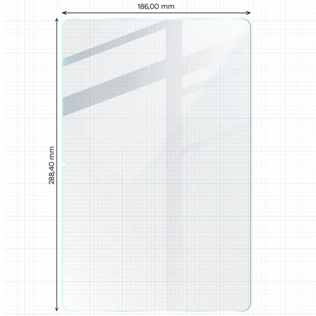 Szkło hartowane Bizon Glass Tab Clear Duo do Lenovo Tab P12 12.7 TB 370, 2 sztuki