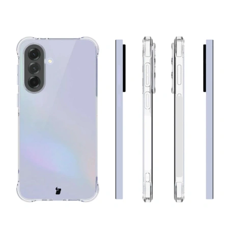 Elastyczne etui Bizon Case Salpa do Galaxy A37 5G, przezroczyste