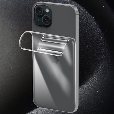 Folia hydrożelowa na tył Bizon Glass Hydrogel Back Duo, iPhone 15, 2 sztuki