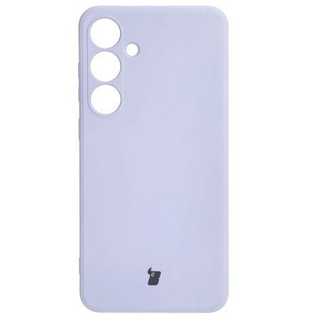 Etui Bizon Case Silicone Sq do Galaxy S24 Plus, jasnofioletowe