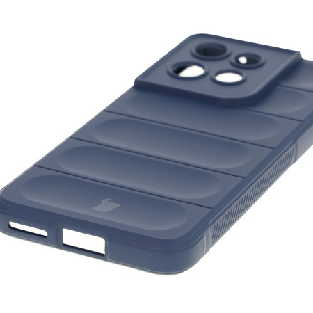 Pancerne etui Bizon Case Tur do Motorola Edge 50 Neo/60 Neo, granatowe