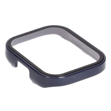Etui Bizon Case+Glass Set do Xiaomi Redmi Watch 3, niebieskie