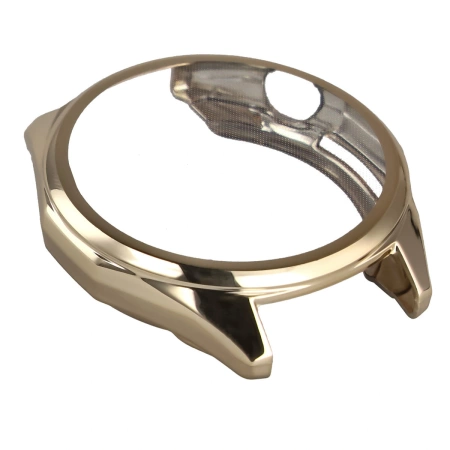 Etui z osłoną ekranu Bizon Case Watch Felipe do Huawei Watch GT6 46 mm, złote