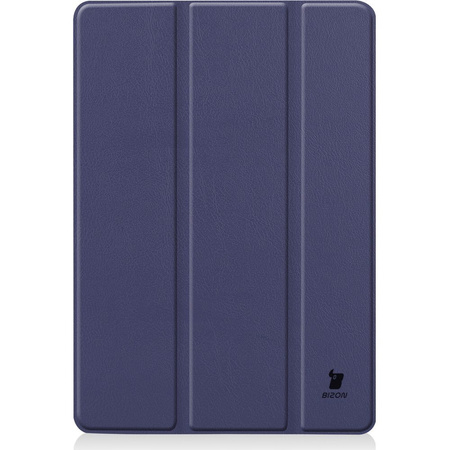 Etui Bizon Case Tab Croc do Apple iPad 9/8/7 10.2 2021/2020/2019, granatowe