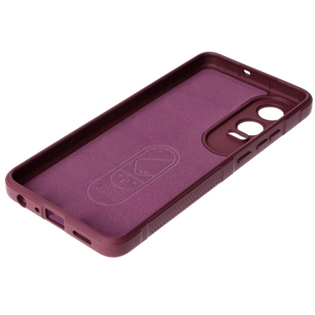 Pancerne etui Bizon Case Tur do OnePlus Nord CE4 Lite 5G, burgundowe