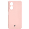 Etui Bizon Case Silicone do Oppo A58 4G, jasnoróżowe