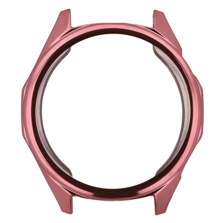 Etui z osłoną ekranu Bizon Case Watch Felipe do Huawei Watch GT6 46 mm, różowe