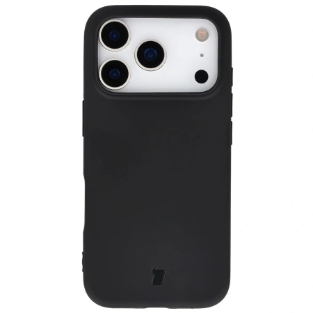 Etui z recyklingu Bizon Case ReLeaf do iPhone 17 Pro, czarne