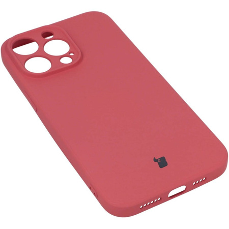 Etui Bizon Case Silicone do iPhone 14 Pro Max, brudny róż