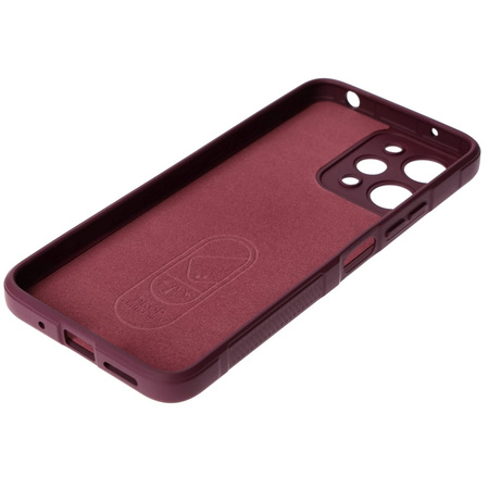 Pancerne etui Bizon Case Tur do Xiaomi Redmi 12, burgundowe