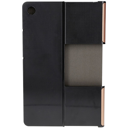 Etui z klapką Bizon Case Tab Croc do Lenovo Tab Plus 11.5" 2024, różówozłote
