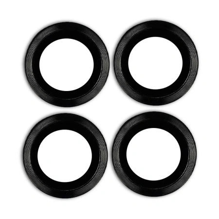 Szkło na aparat Bizon Glass Snap Lens do Xiaomi POCO F8 Pro, 1 zestaw, czarna ramka