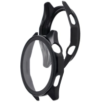 Etui ze szkłem do zegarka Bizon Case Watch Adamo do Huawei Watch GT6 46 mm, czarne