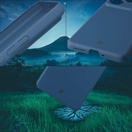 Etui Bizon Case Łupka do Realme GT 7 / 7T, niebieskie