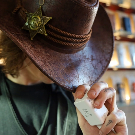 Ładowarka sieciowa Bizon Charger VT-36B, 45 W, 2x USB-C PD, QC 4.0, GAN3, biała