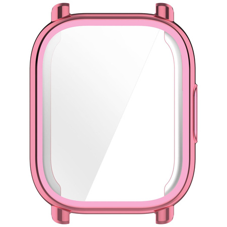 Etui Bizon Case Watch Felipe do Xiaomi Redmi Watch 5 Lite, różowe