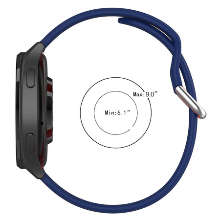 Pasek Bizon Strap Watch Silicone Pro do Xiaomi Watch 2, granatowy