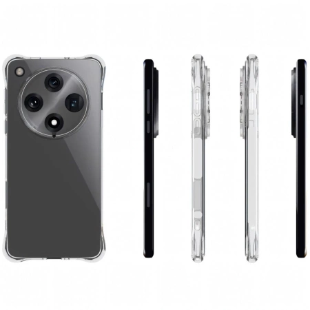 Elastyczne etui + 2x folia na ekran Bizon Case Clear Pack do Oppo Find X8 Pro