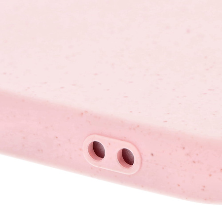 Ekologiczne etui Bizon Bio-Case do iPhone 12, różowe