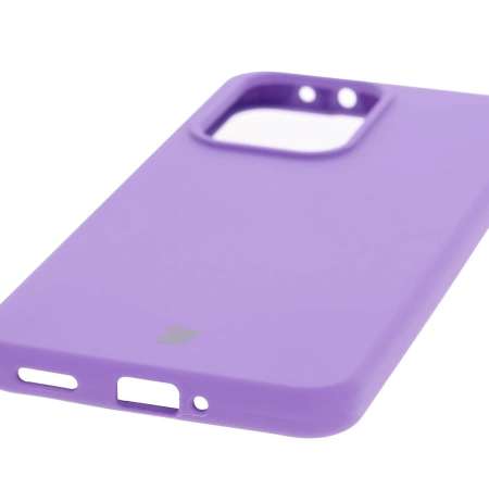 Silikonowe etui Bizon Soft Case do Oppo Reno13 Pro, fioletowe