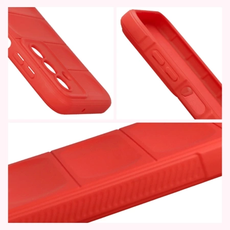 Pancerne etui Bizon Case Tur do Galaxy A17 5G, czerwone