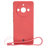 Etui Bizon Case Silicone Sq do Realme 11 Pro / 11 Pro+, brudny róż